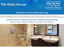 Tablet Screenshot of glasshousepasadena.com
